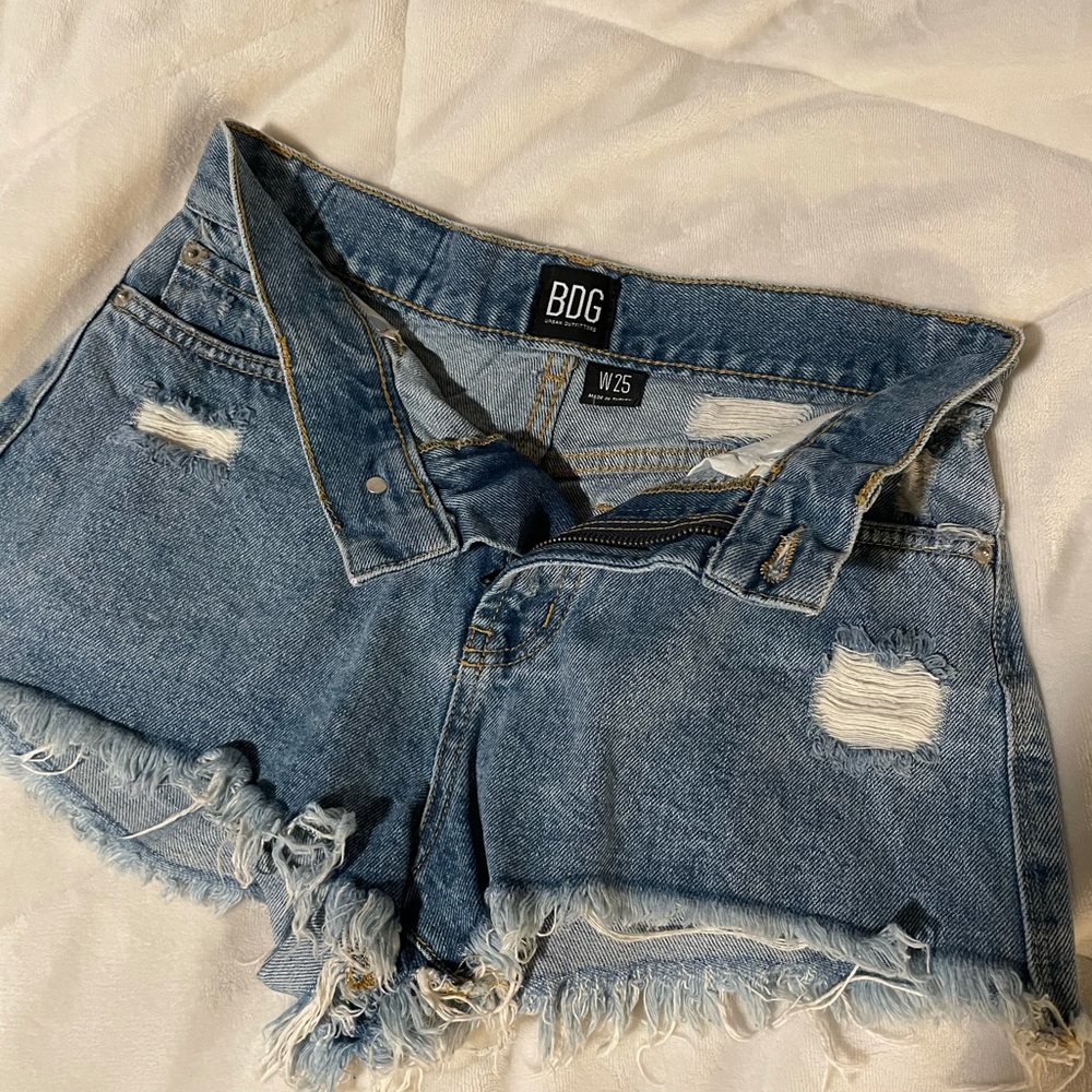 BDG denim shorts cutoffs